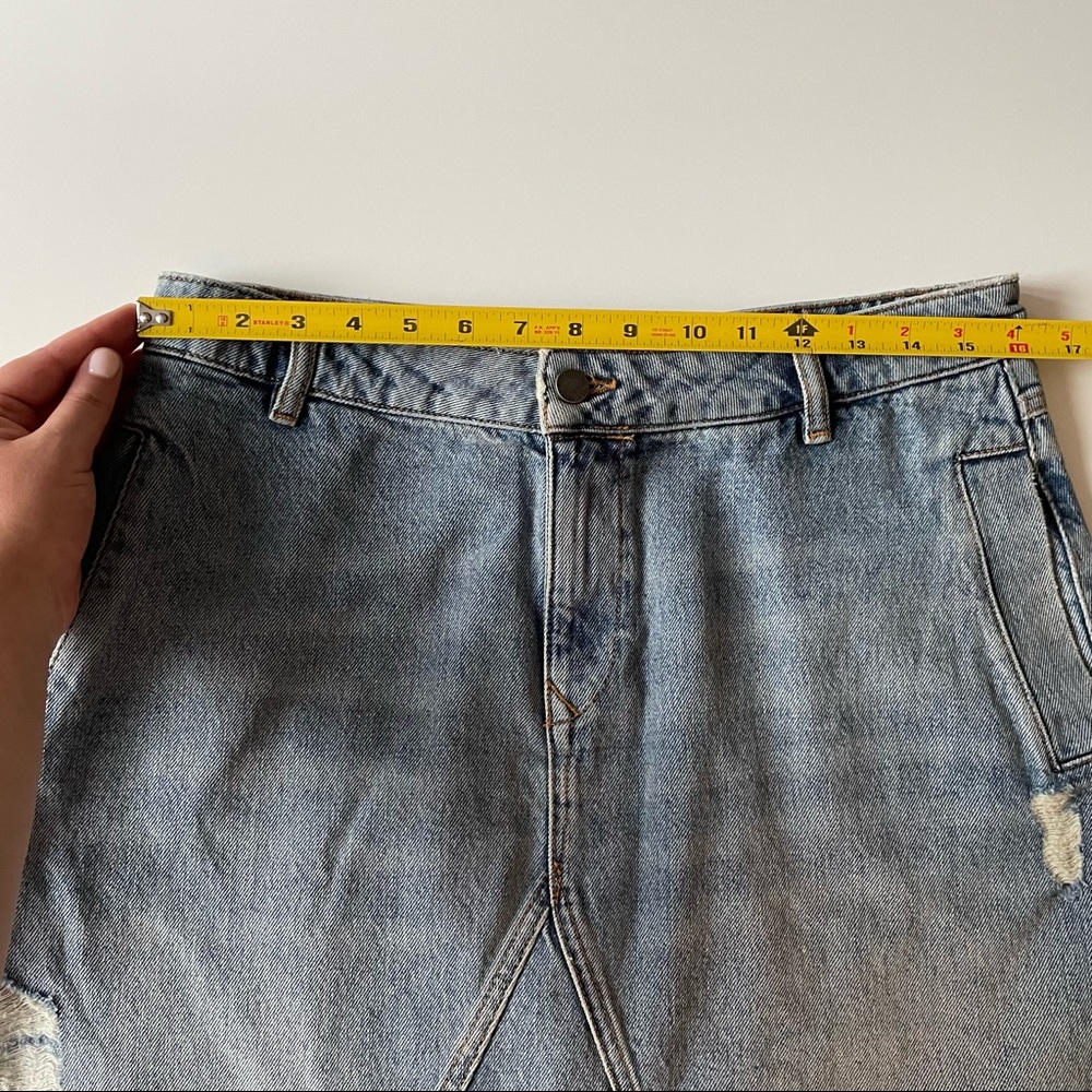 All Saints Denim Mini Skirt - Picture 11 of 15
